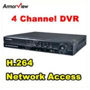 4 Channel CCTV DVR H.264 Network Recorder